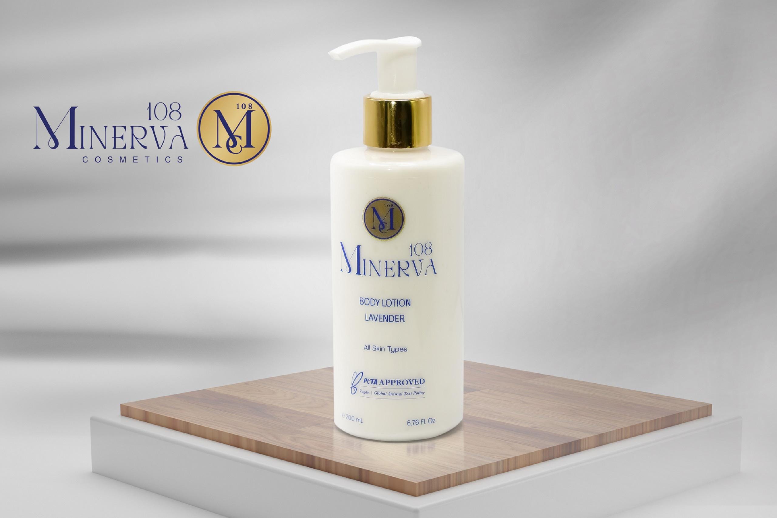 Minerva108 Body Lotion – Lavender, Vegan Long-Lasting Hydration (200 ml)