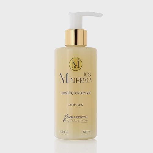 Minerva108 Shampoo for Dry Hair, Vegan Hydrating Care (200 ml)
