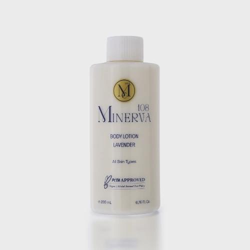 Minerva108 Body Lotion – Lavender, Vegan Long-Lasting Hydration (200 ml)