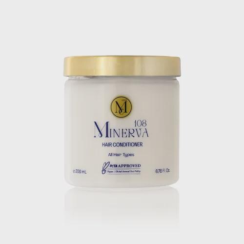 Minerva108 Hair Conditioner, Vegan Moisturizing Detangling (200 ml)