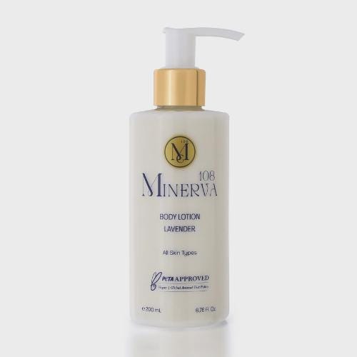 Minerva108 Body Lotion – Lavender, Vegan Long-Lasting Hydration (200 ml)