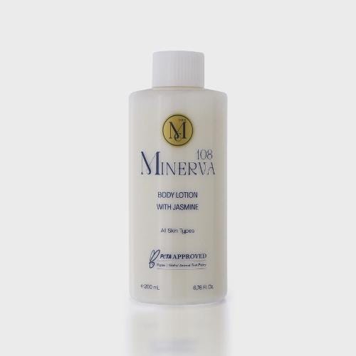 Minerva108 Body Lotion – Jasmine, Vegan Long-Lasting Hydration (200 ml)