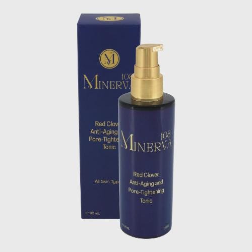 Minerva108 Red Clover Anti-Aging & Pore Minimizing Toner, Vegan (100 ml)