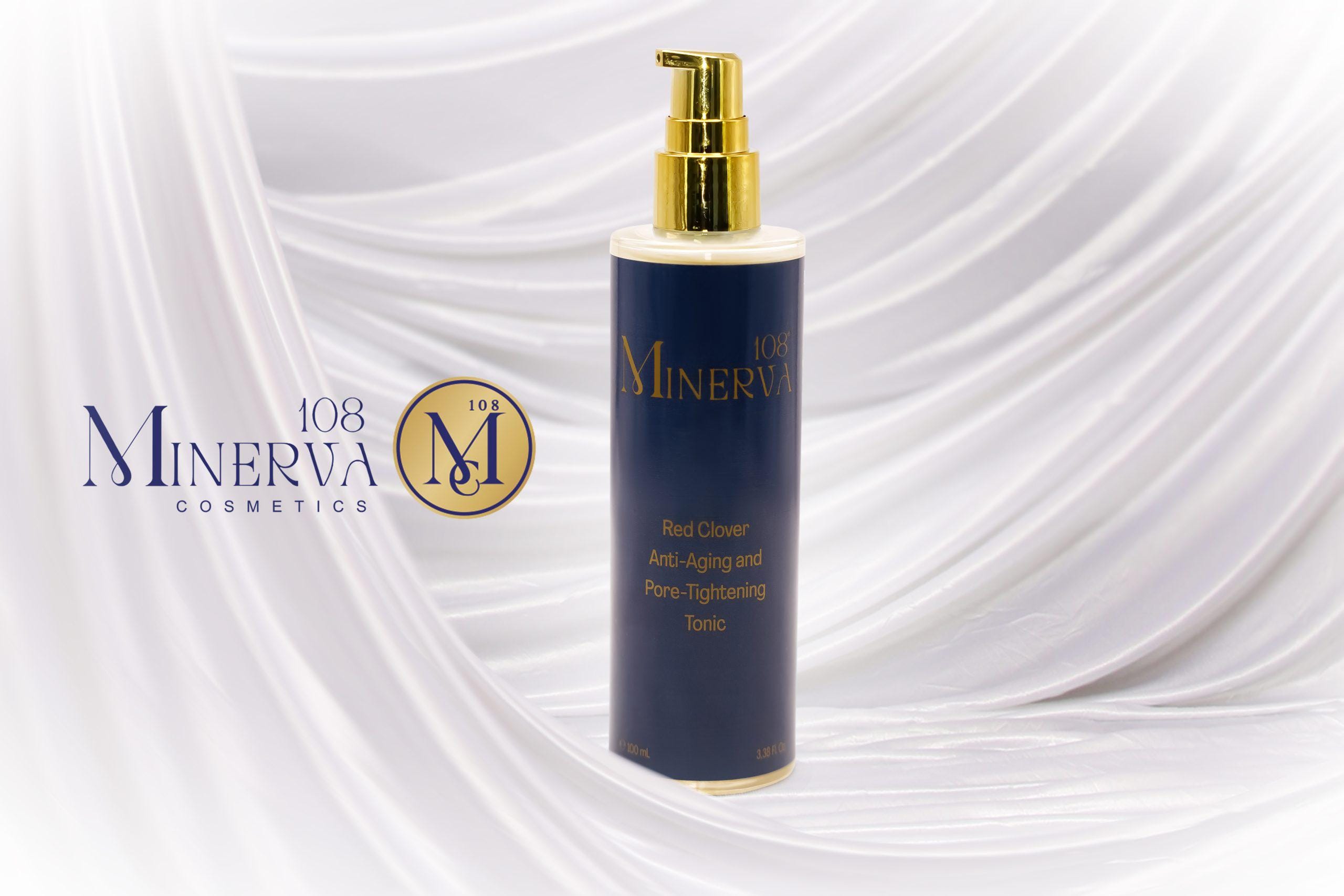 Minerva108 Red Clover Anti-Aging & Pore Minimizing Toner, Vegan (100 ml)
