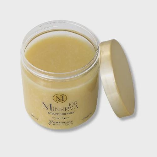 Minerva108 Intensive Hair Care Mask, Vegan Deep Conditioning Repair (100 ml / 200 ml)