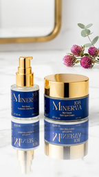 Minerva108 Red Clover Radiance Duo, serum ve krem ikilisi