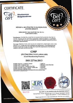 ISO 22716 GMP — Belcert, 2026–2027