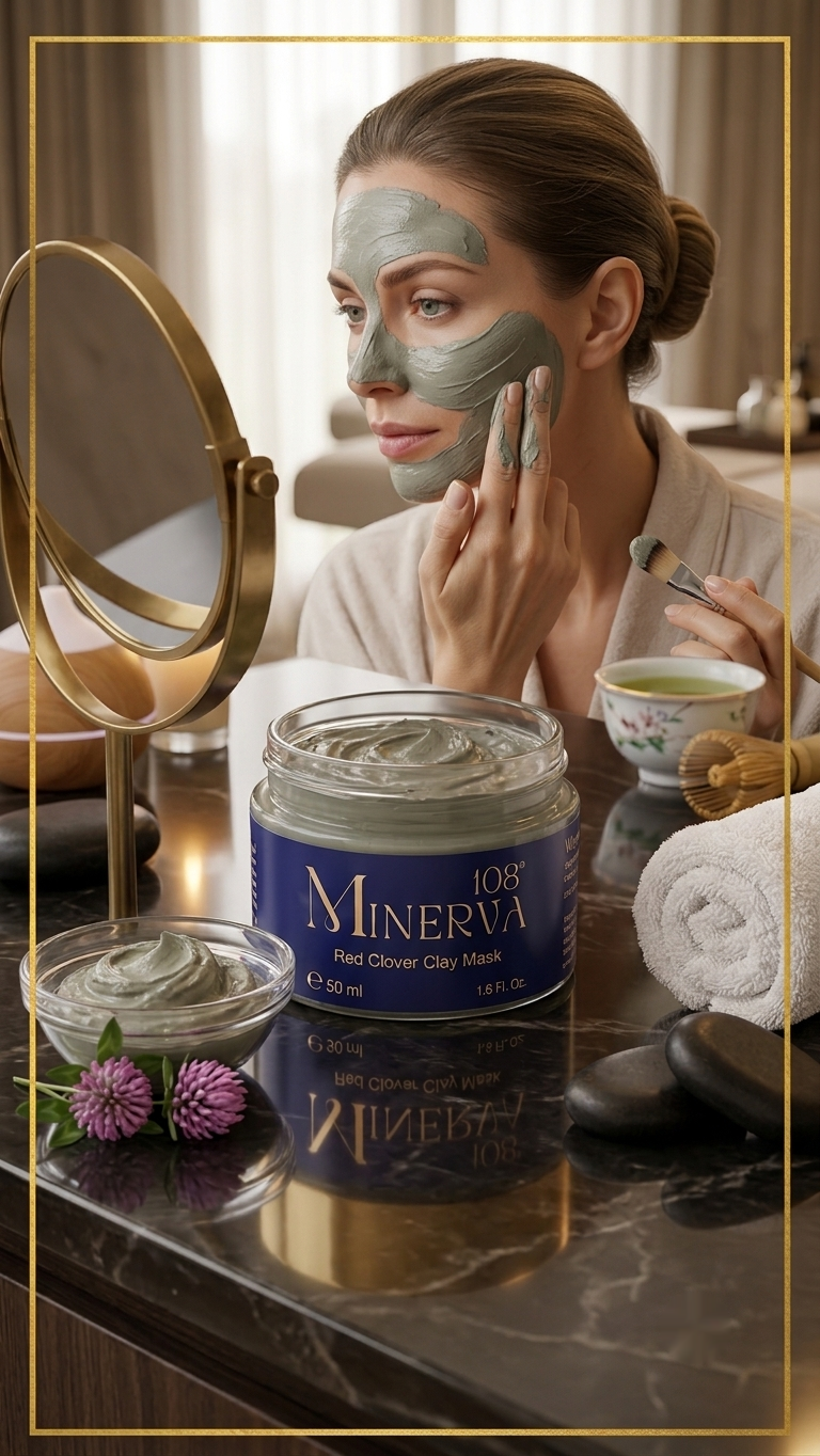 Minerva108 Red Clover Clay Mask kullanımı