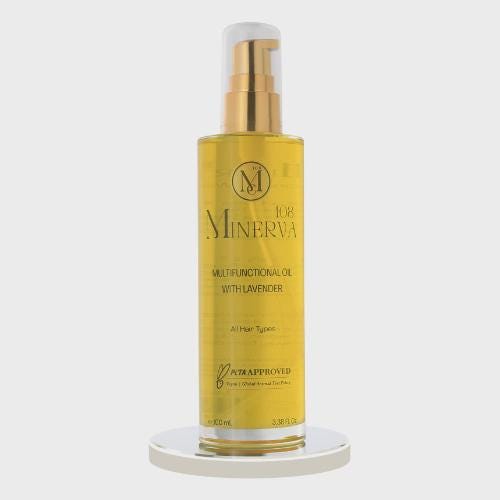 Minerva108 Multi-Functional Beauty Oil – Lavender, Hair Face Body (100 ml)