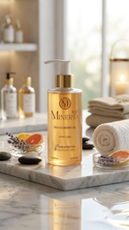 Minerva108 Facial Cleansing Gel 200 ml, mermer üzerinde