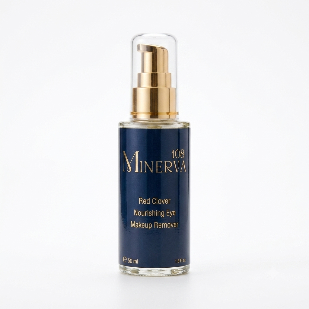 Minerva108 red clover gentle eye makeup remover vegan nourishing 50ml