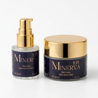 Minerva108 red clover radiance duo hyaluronic acid serum anti dark spot cream set 20 ml 50 ml