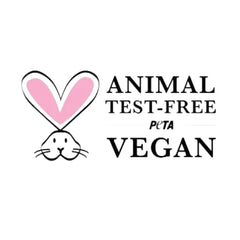 PETA approved cruelty-free vegan badge
