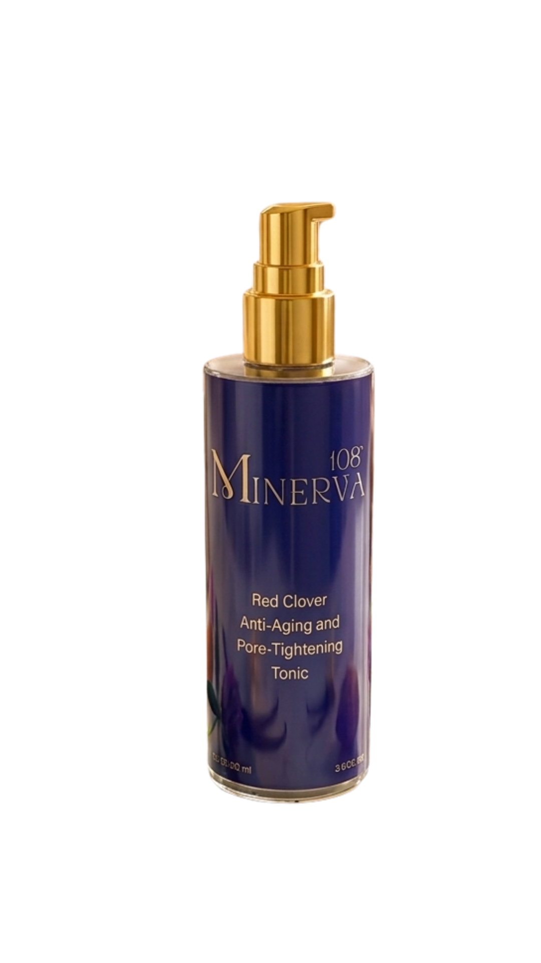Minerva108 Red Clover Anti-Aging and Pore-Tightening Tonic bottle